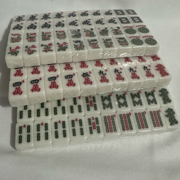 🐼 Travel Mini America Mahjong Set With Cute Panda Carrying Case - Picture 6 of 11